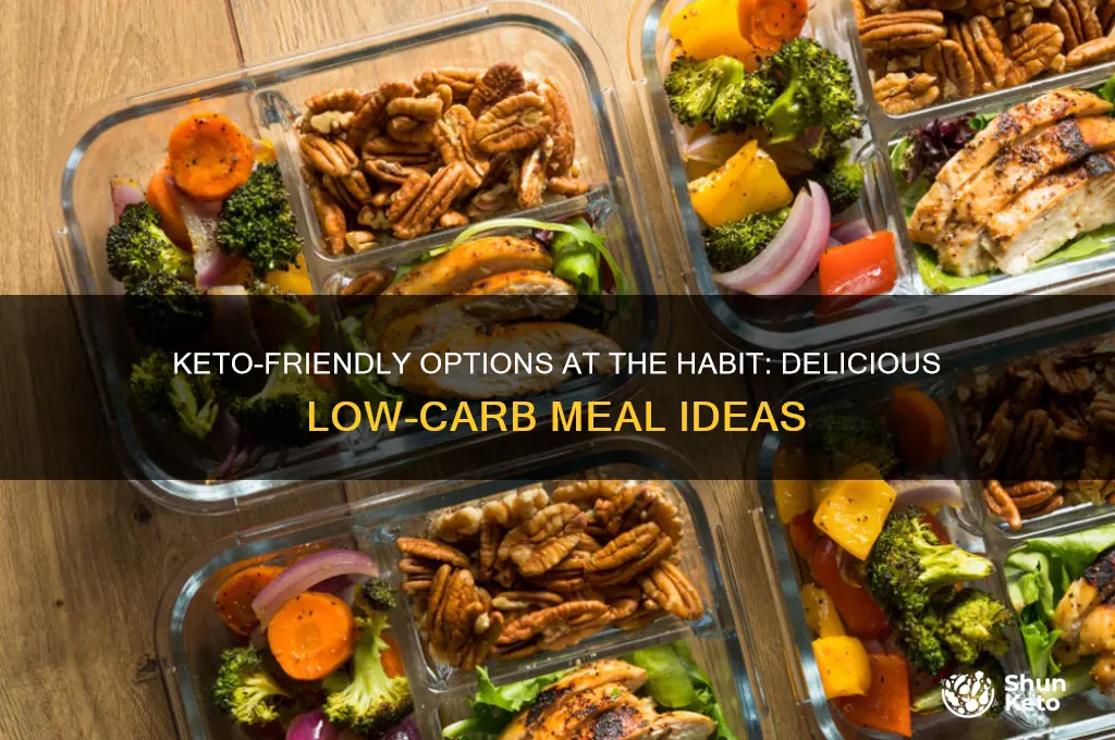 what can i eat at the habit on keto