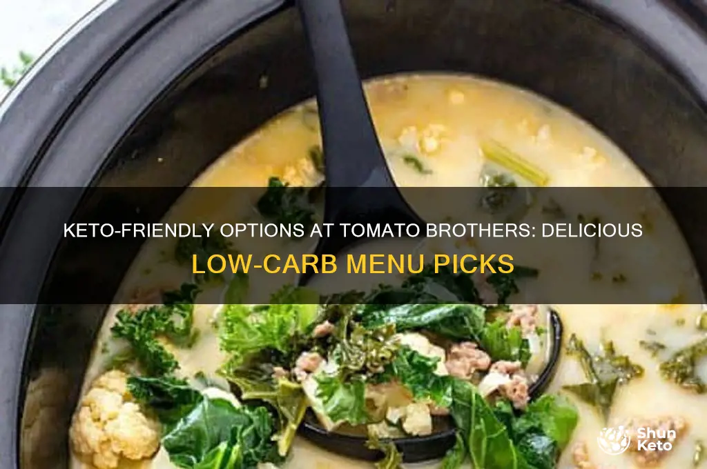 what can i eat at tomato brothers that