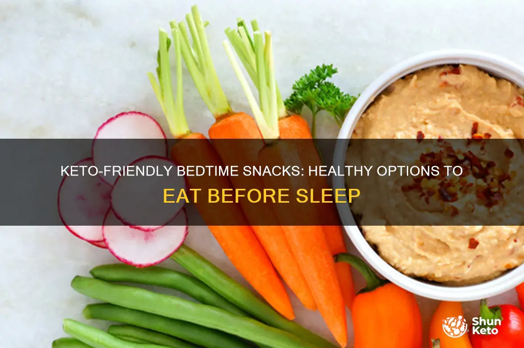 what can i eat before bed keto diet