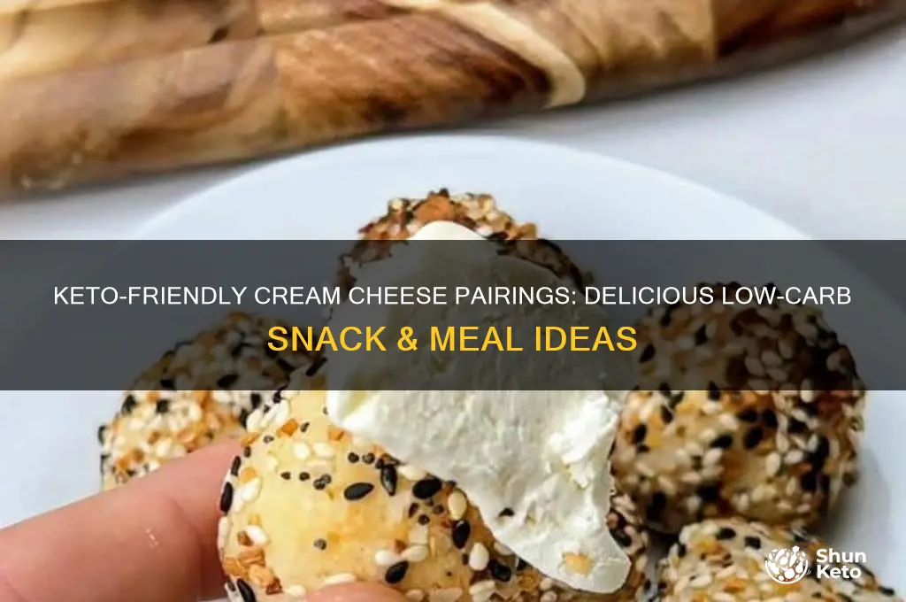 what can i eat cream cheese with on keto