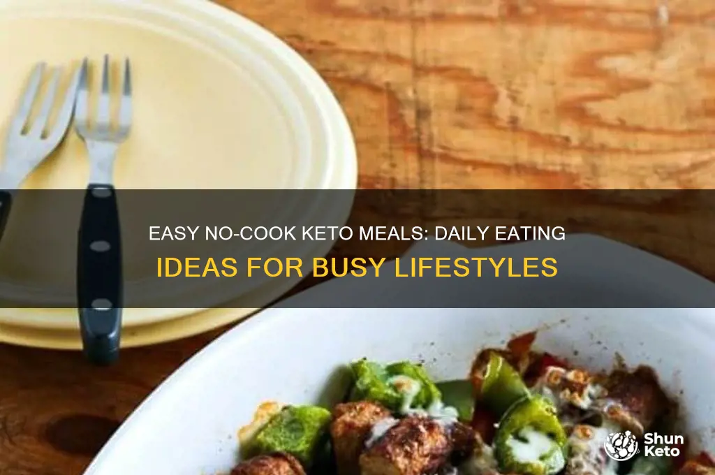 what can i eat everday keto diet with no cooking