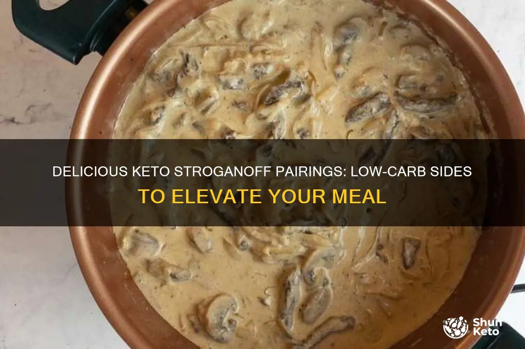 what can i eat keto stroganoff with