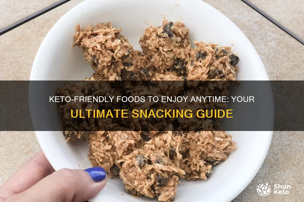 what can i eat on keto diet anytime