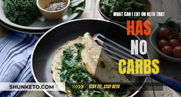 Keto Diet: Zero-Carb Food Options