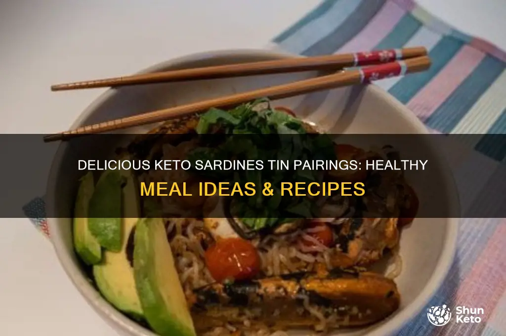 what can i eat with keto sardines tin