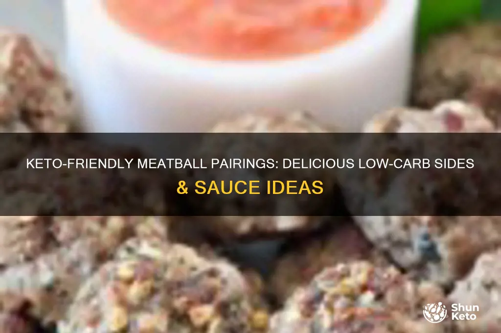 what can i eat with meatballs on keto