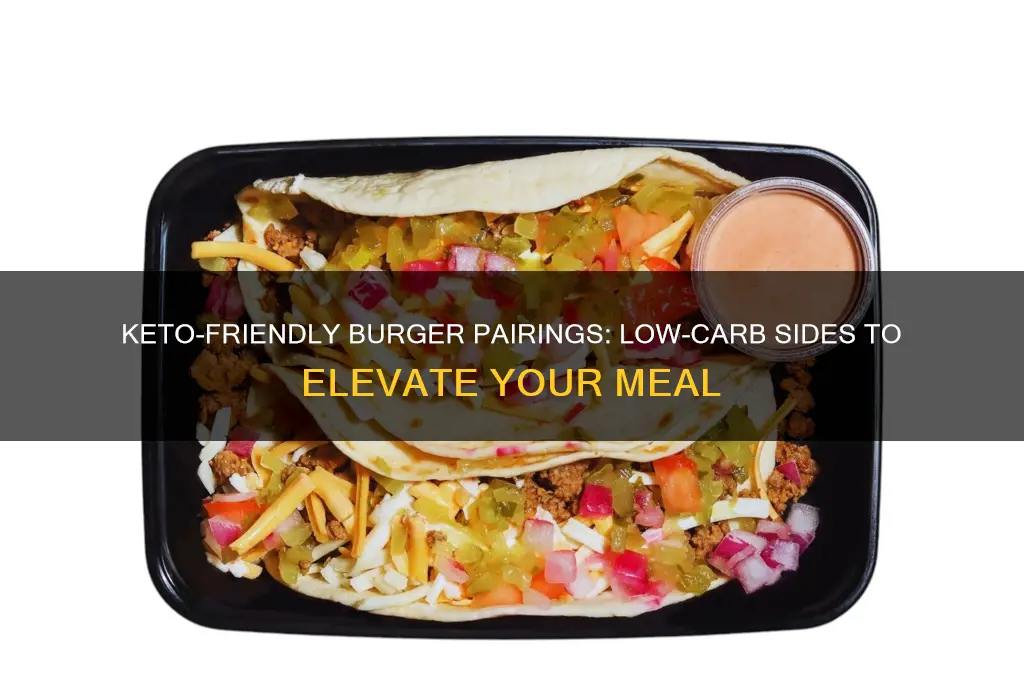 what can i eatwith burger on keto