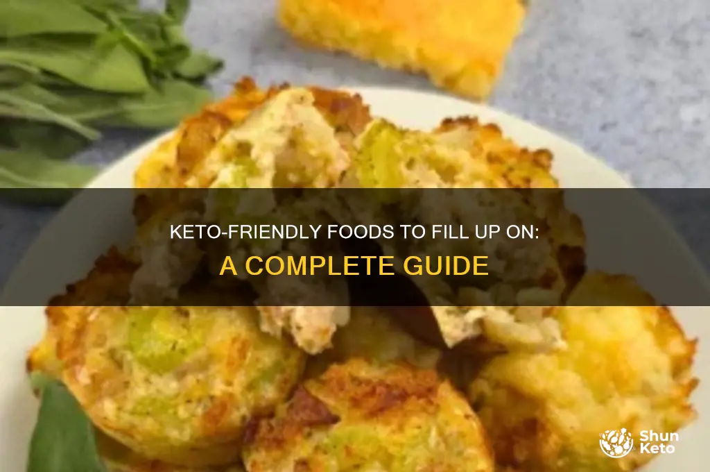 what can i fill up on keto diet