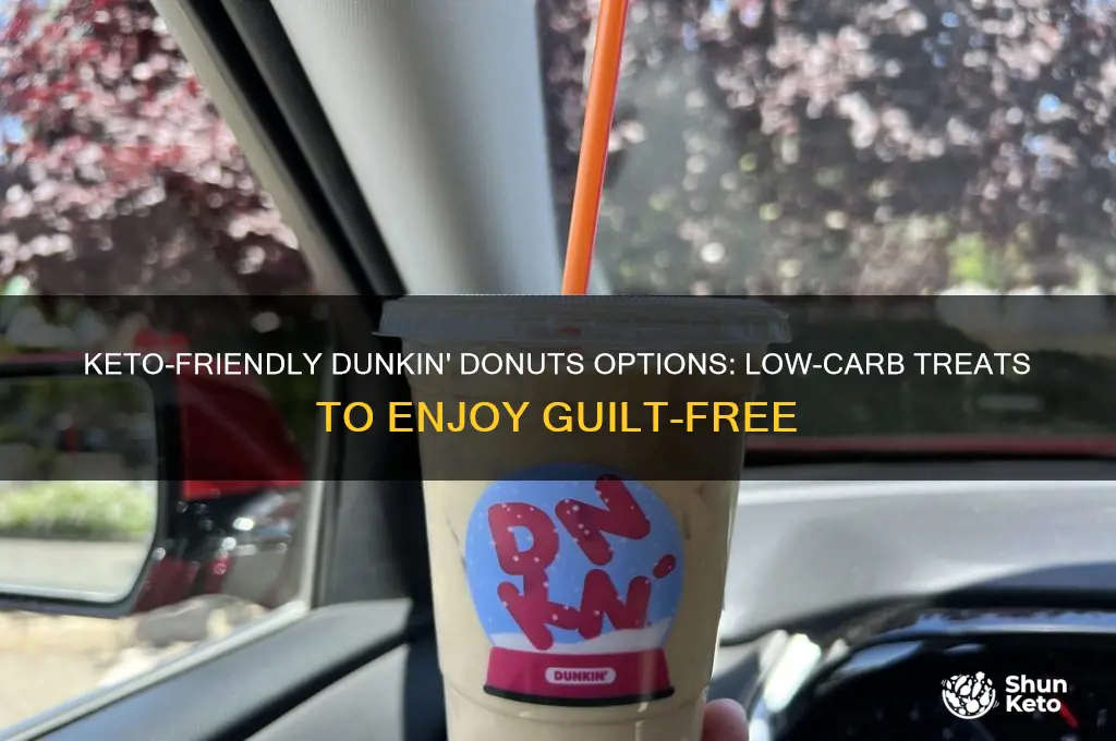 what can i get at dunkin donuts on keto