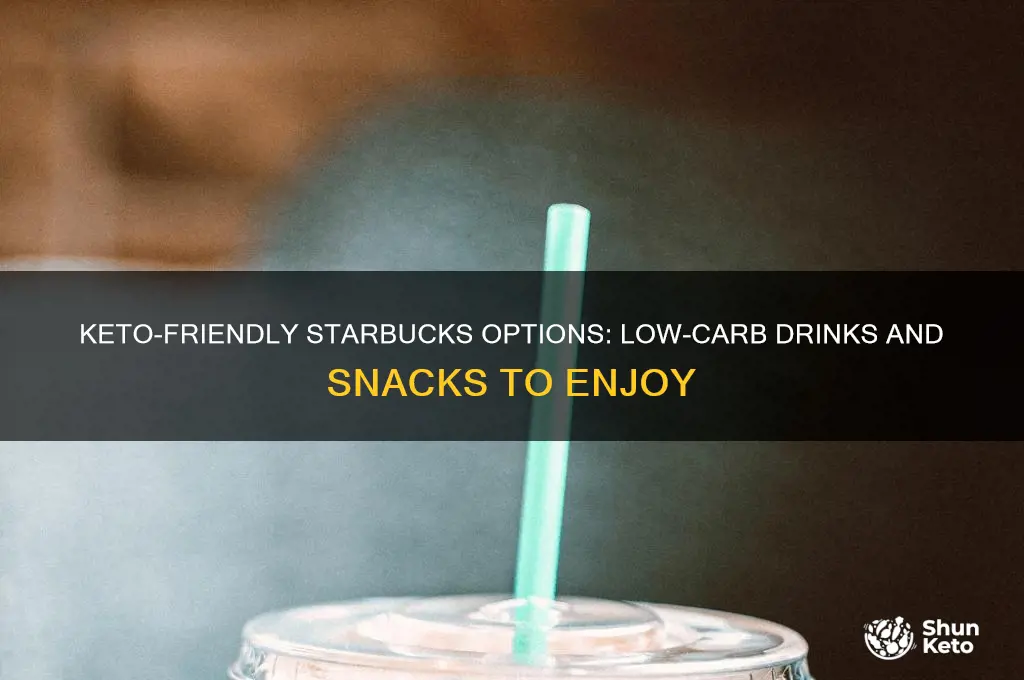 what can i get at starbucks on keto diet