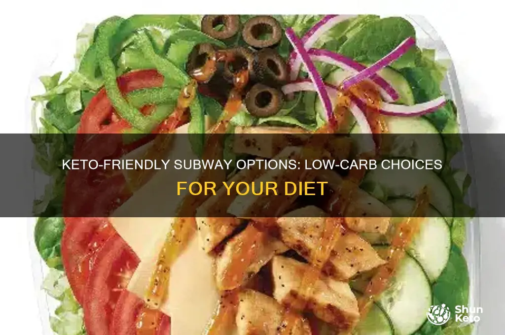 what can i get at subway on keto
