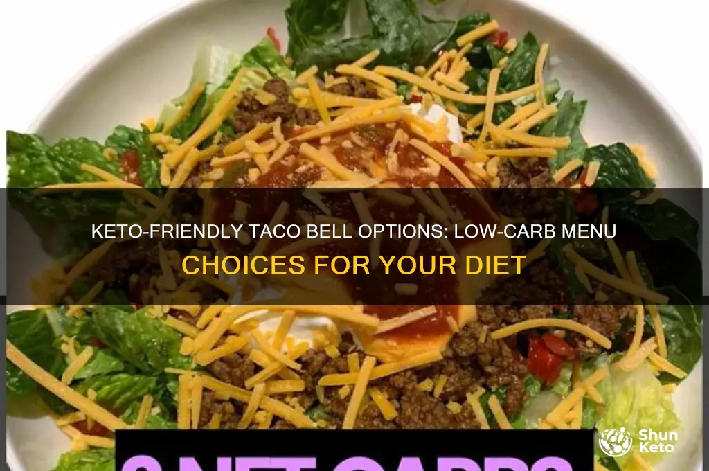what can i get at taco bell on keto
