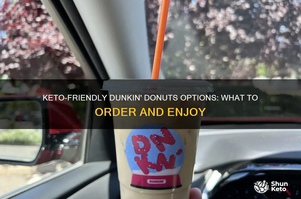what can i get from dunkin on keto