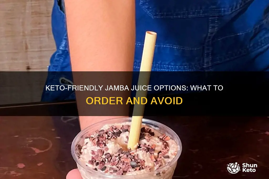 what can i get from jamba juice on keto