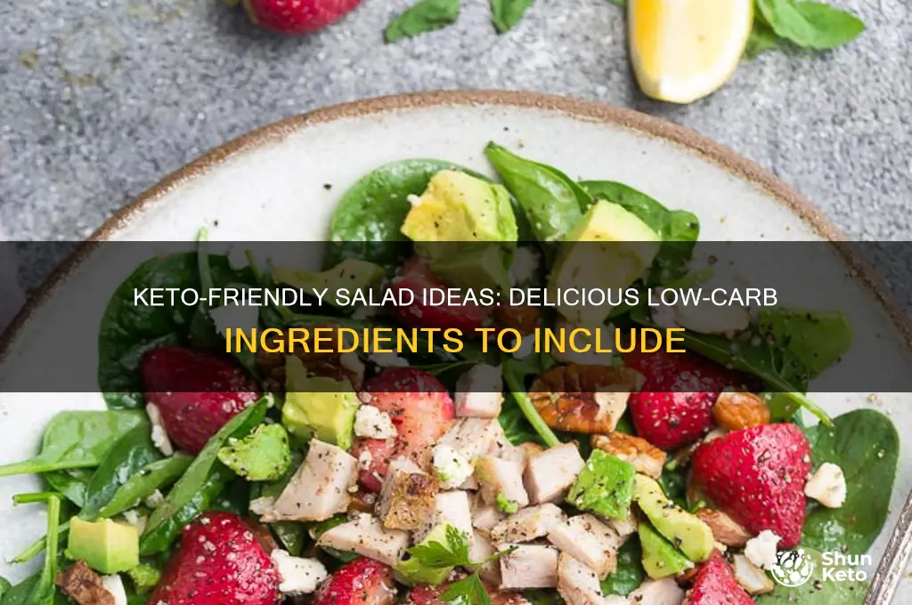 what can i have in my salad keto