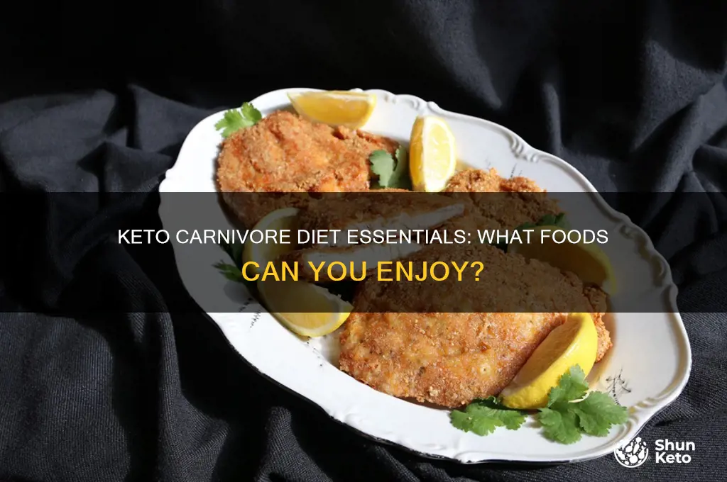 what can i have on keto carnivore