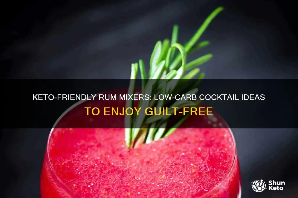 what can i mix with rum on keto