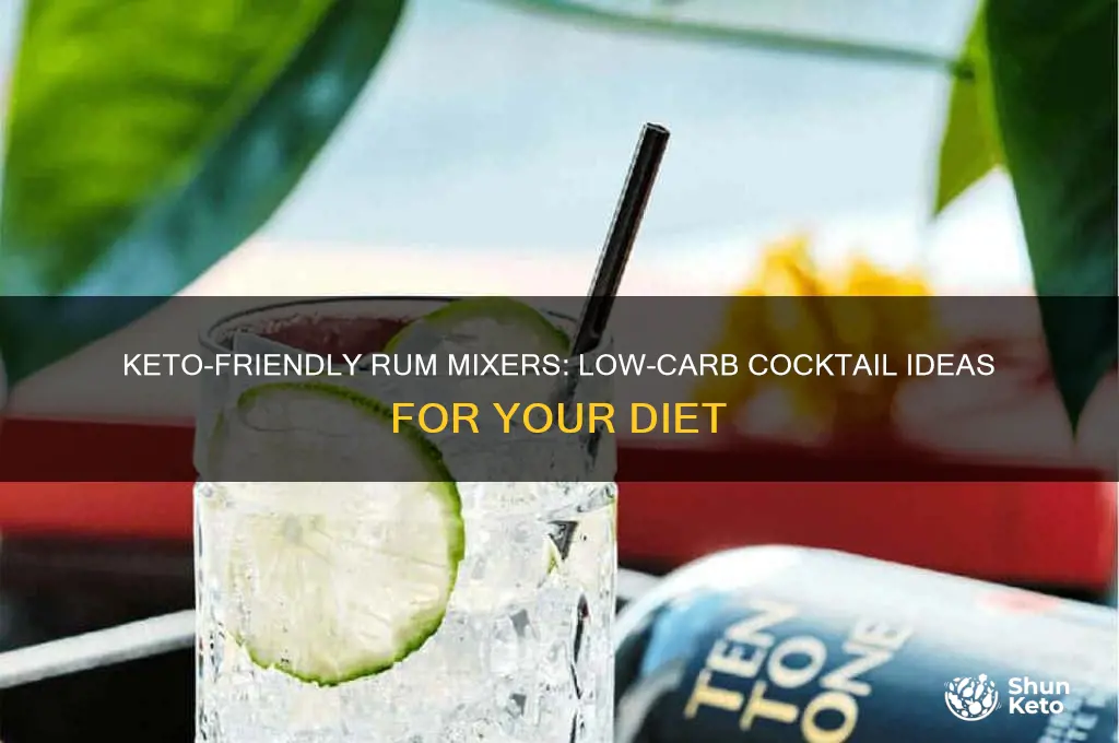 what can i mix with rum on the keto diet