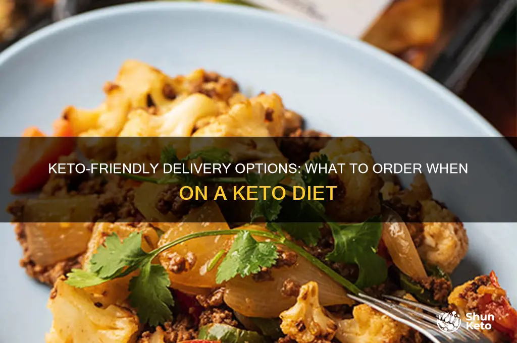 what can i order delivery when on keto diet