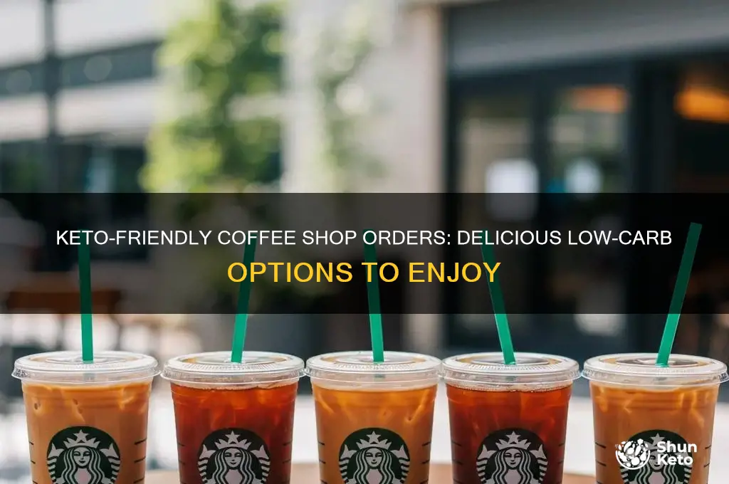 what can i order from a coffee shop keto