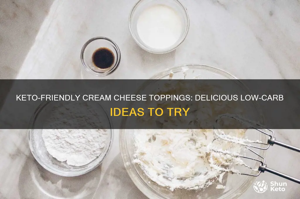 what can i put cream cheese on keto