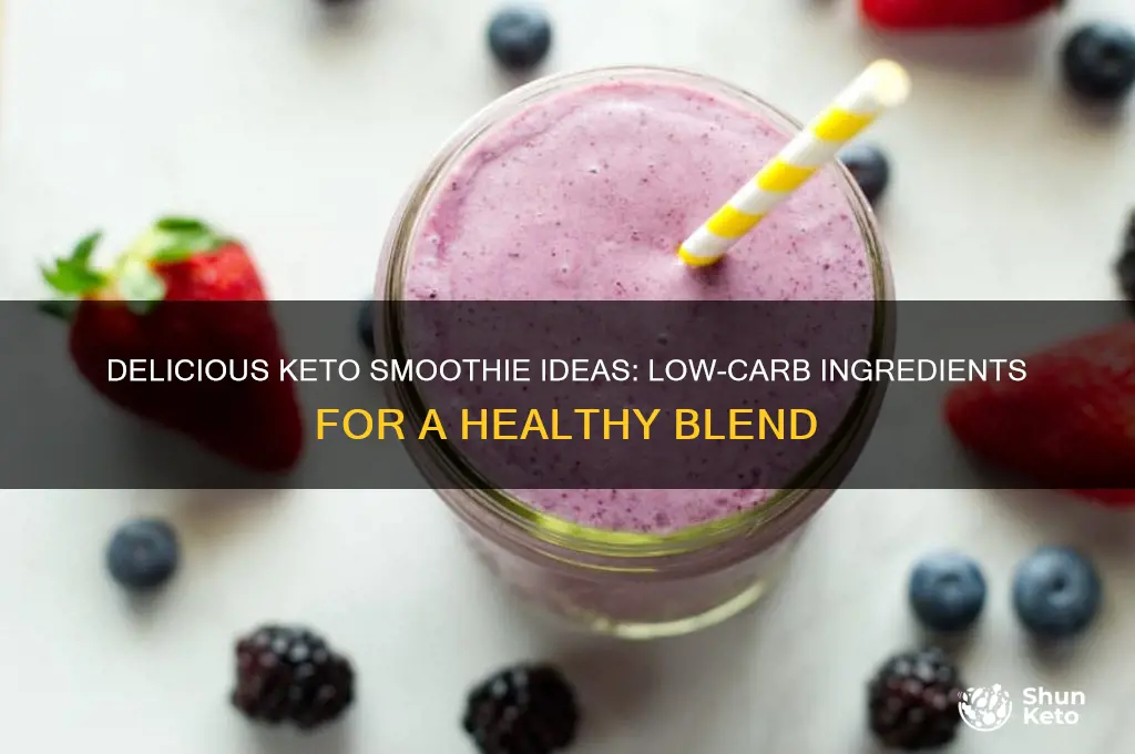 what can i put in a keto smoothie