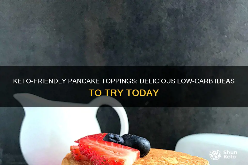 what can i put on pancakes on a keto diet
