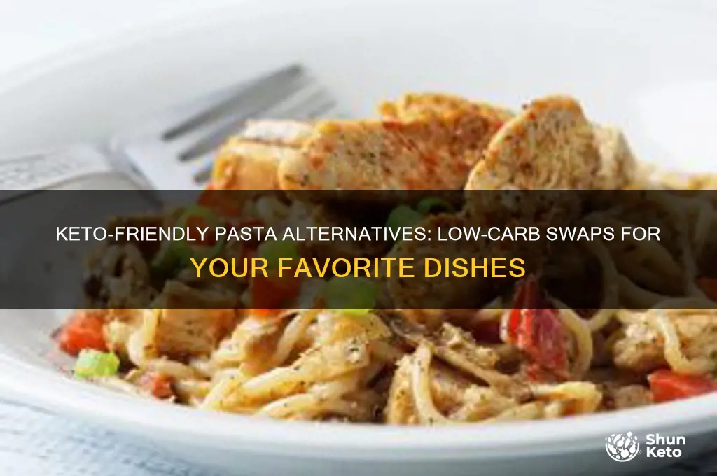 what can i replace pasta with on keto