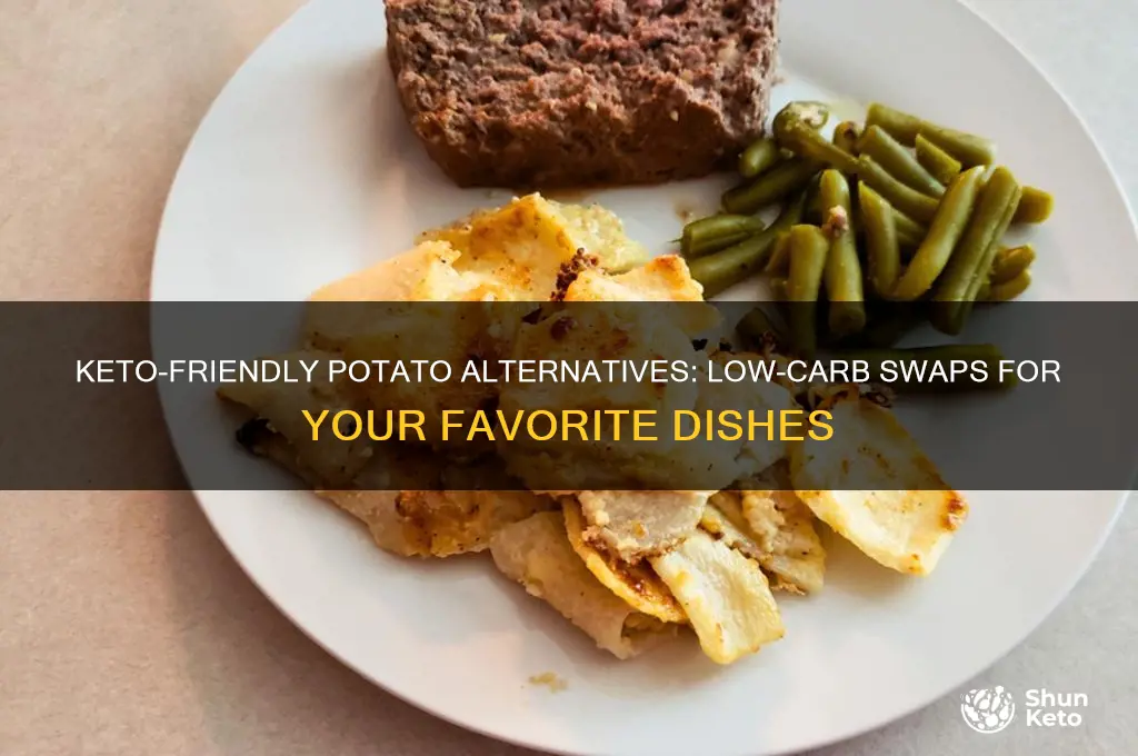 what can i replace potatoes with keto diet