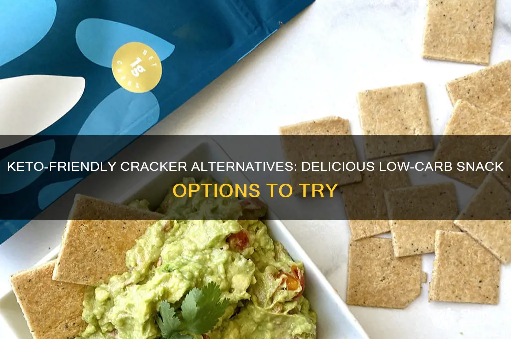 what can i substitute for crackers on keto