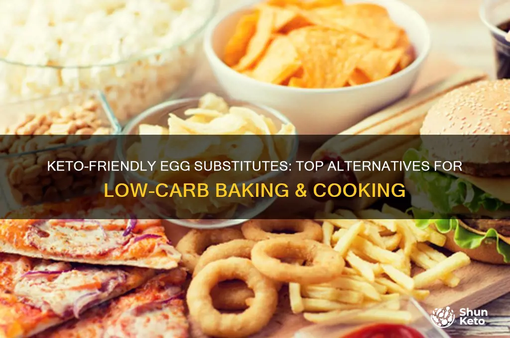what can i substitute for eggs in keto diet