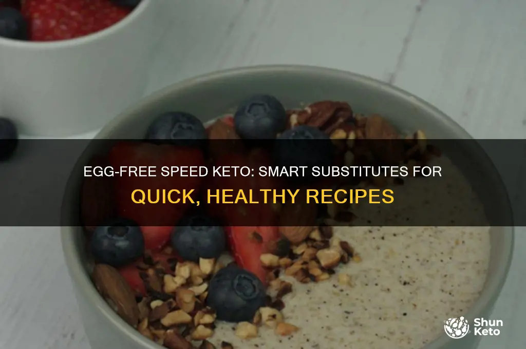 what can i substitute for eggs in speed keto