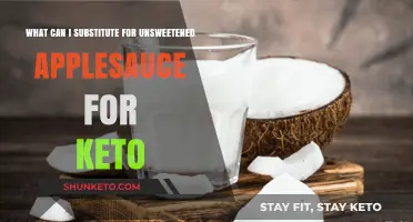 Keto-Friendly Applesauce Alternatives: Low-Carb Substitutes for Your Recipes