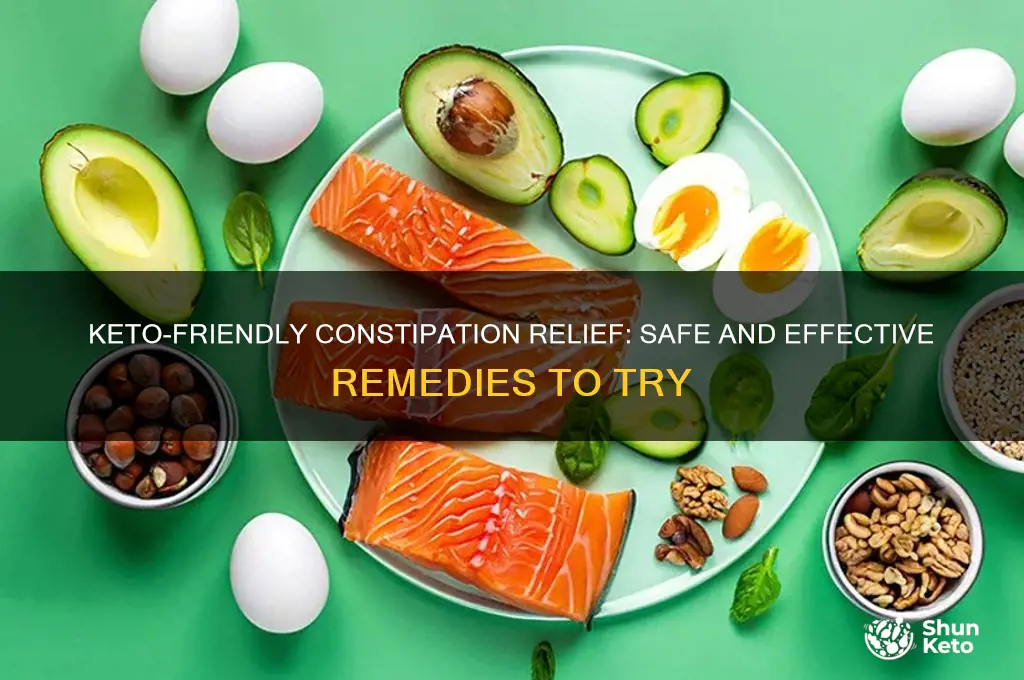 what can i take dor constipatuon on keto siwt