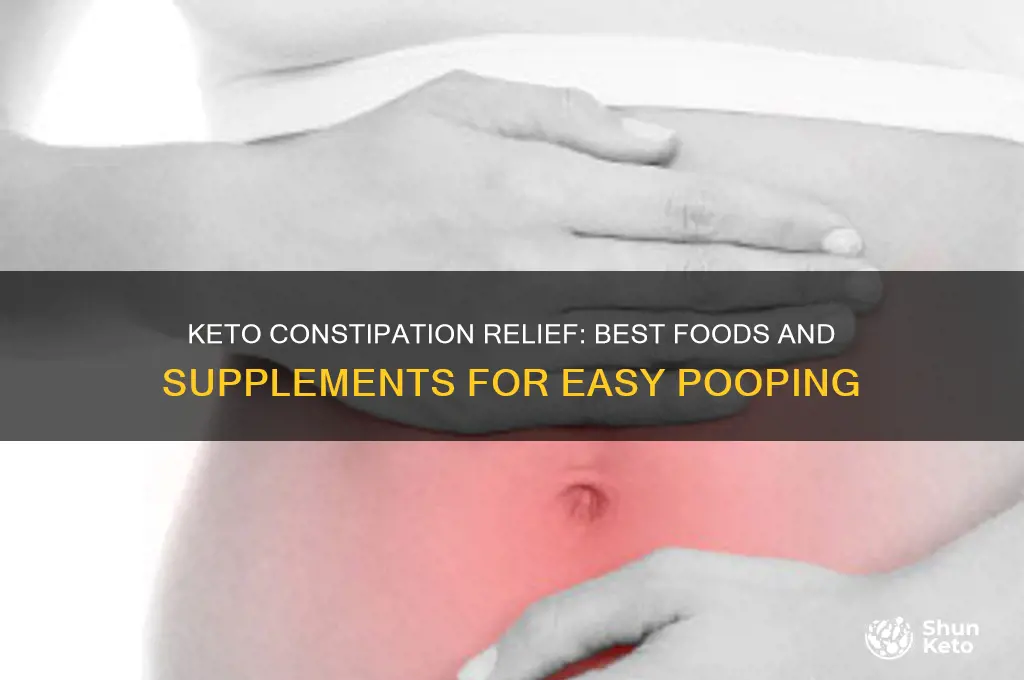 what can i take to poop on keto