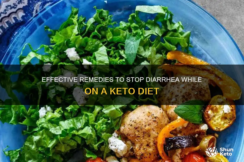 what can i take to stop diarreah on keto diet