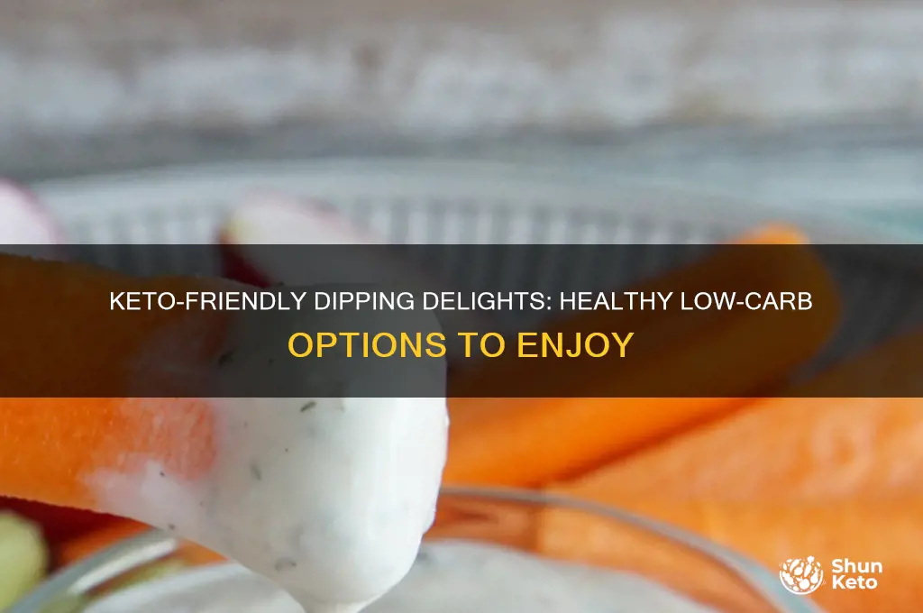 what can i use to dip on keto diet