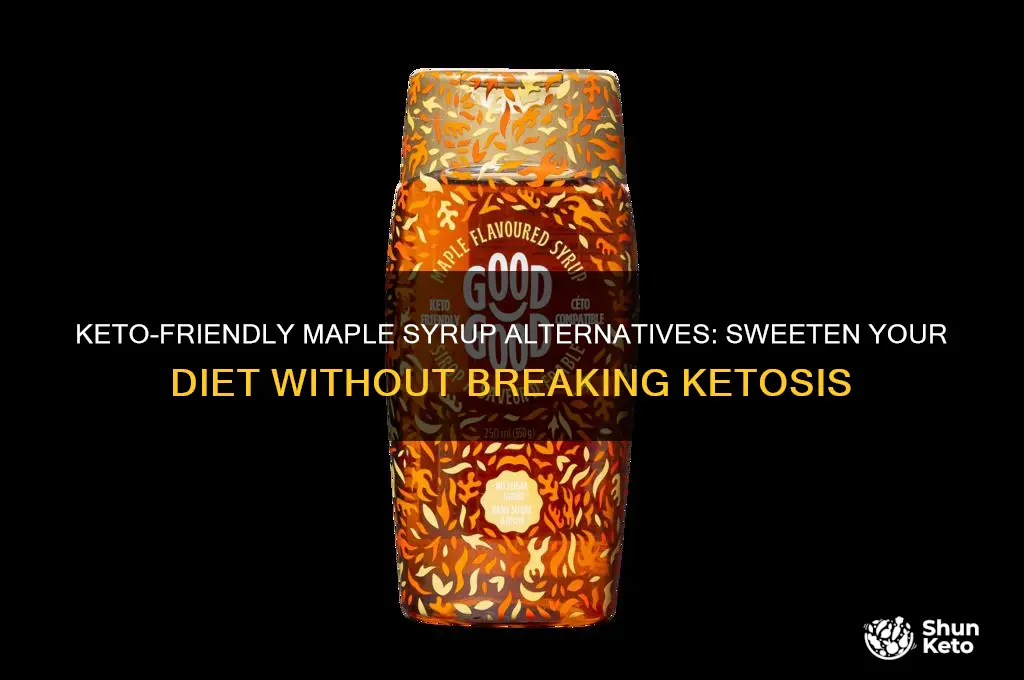 what can i use to replace maple syrup for keto