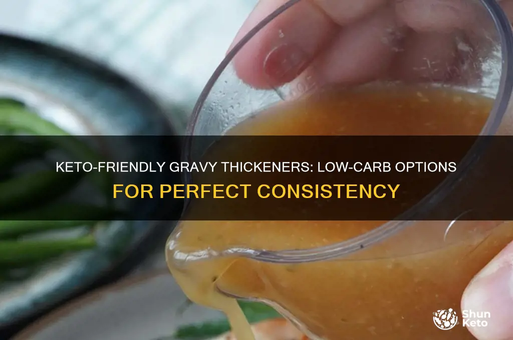 what can i use to thicken gravy on keto diet