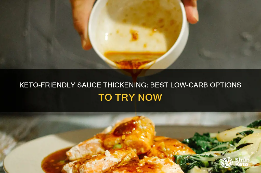 what can i use to thicken sauce on keto