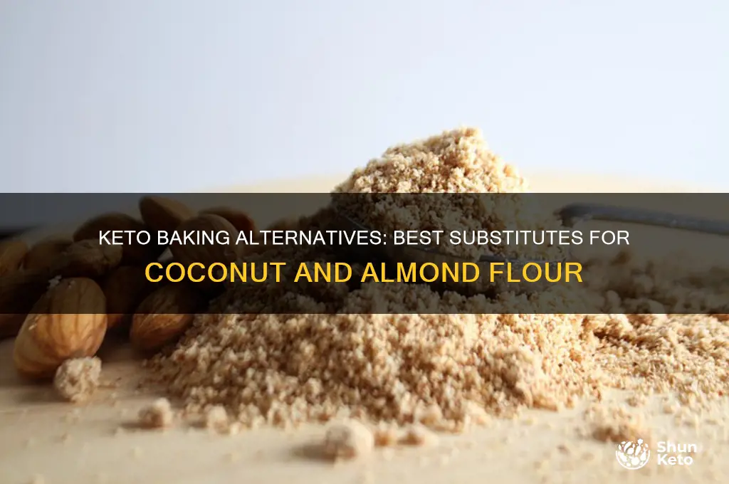 what can replace coconut and almond flour in keto recipes