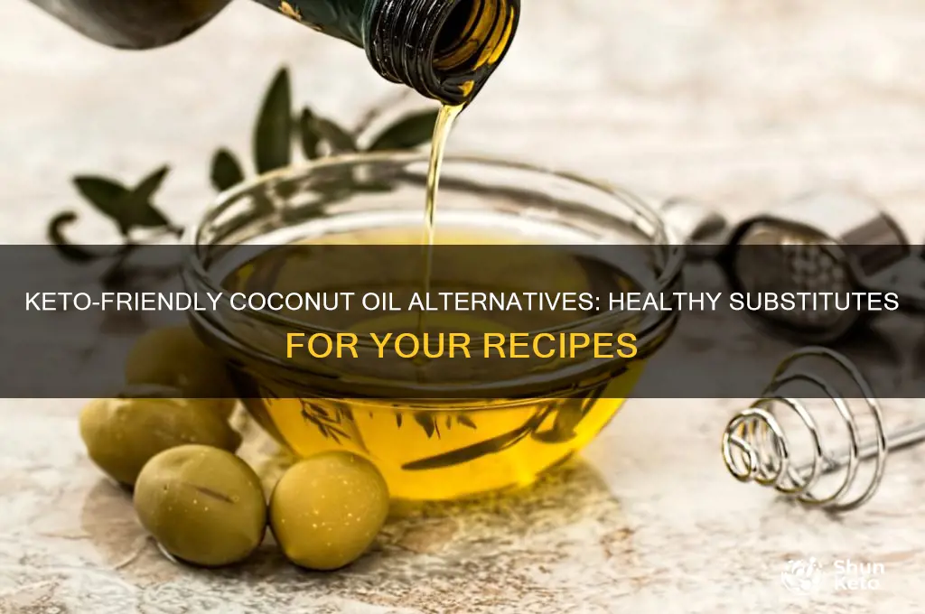 what can replace coconut oil in keto recipes