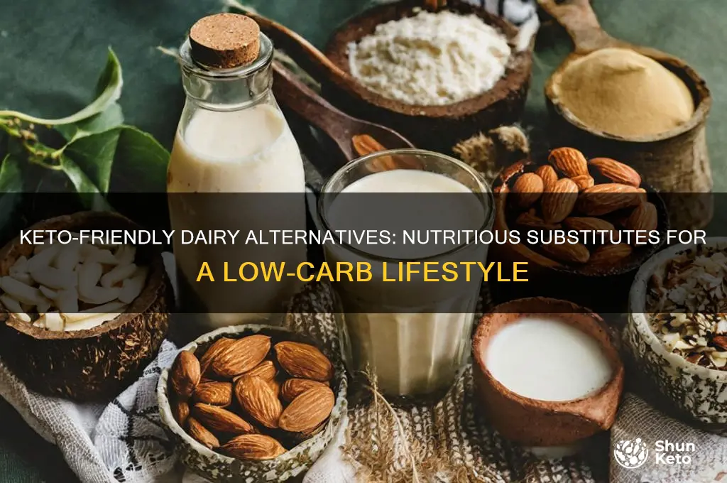 what can replace dairy products on keto diet