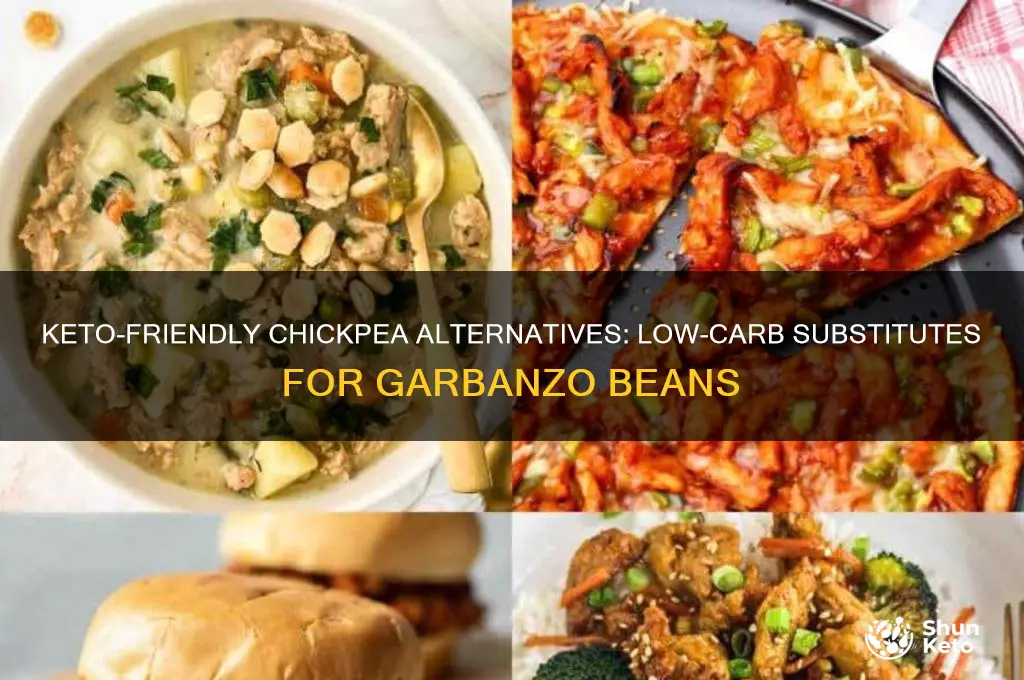 what can replace garbonzo beans on the keto diet
