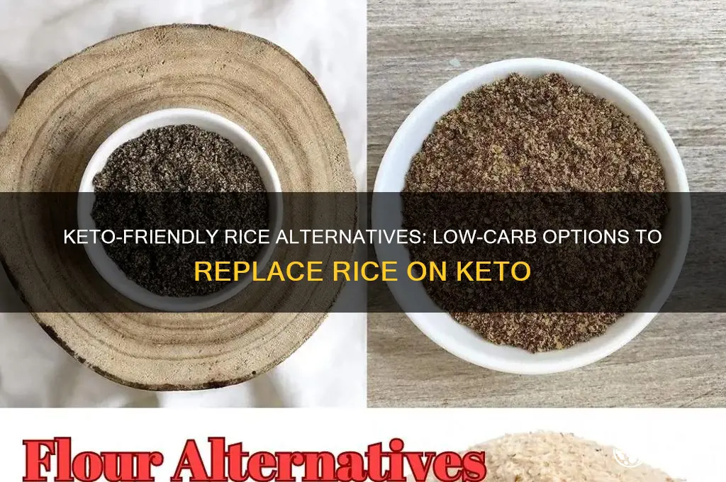 what can replace rice on keto