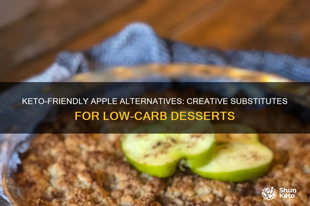 what can take the place of apples in keto desserts