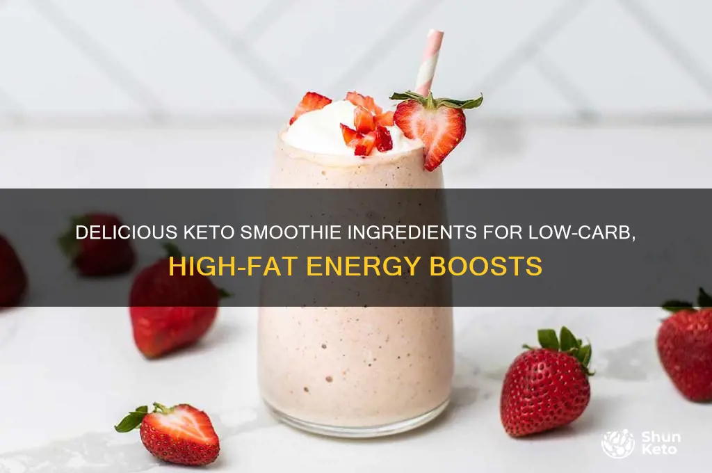 what can u put in a keto smoothie