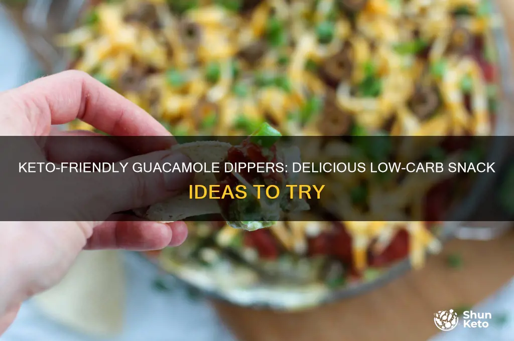 what can you dip in guacamole keto
