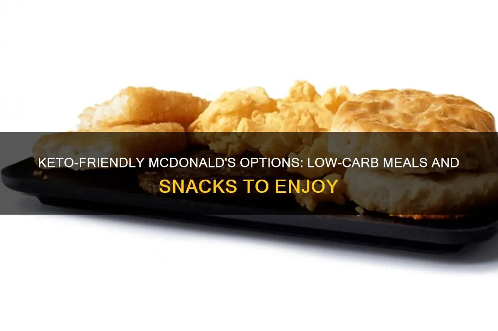 what can you get at mcdonalds on keto