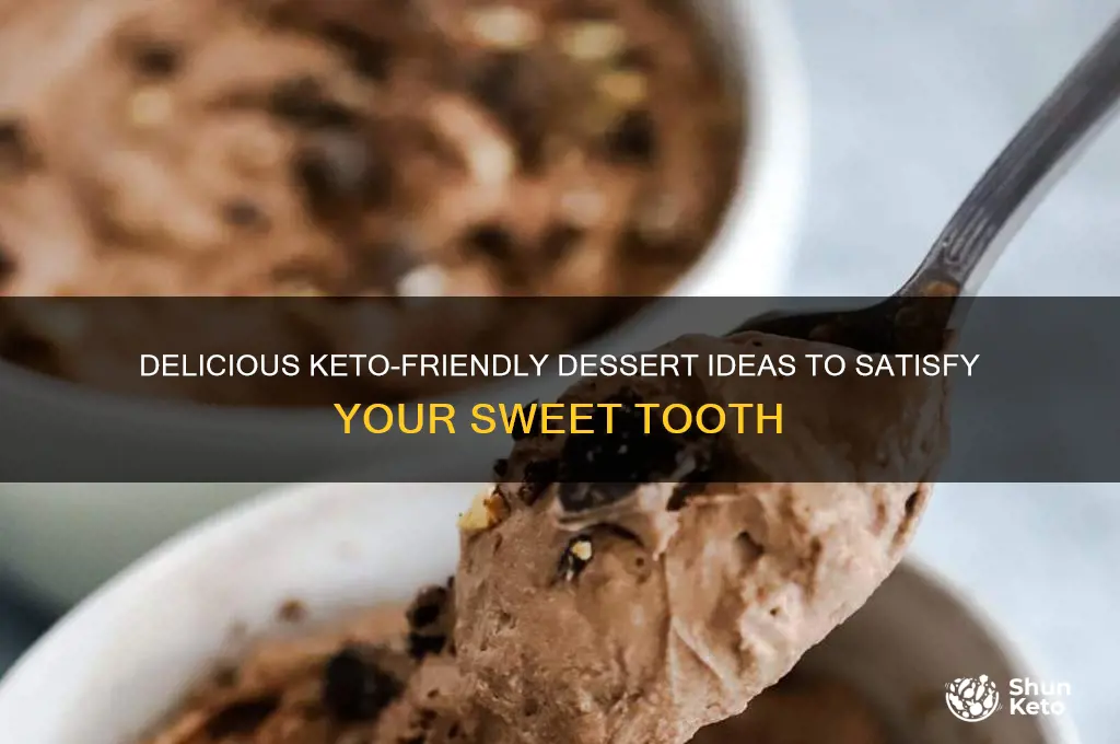 what can you have for dessert on keto